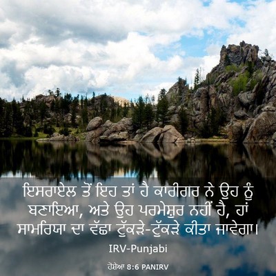 Picture 03 - ਹੋਸ਼ੇਆ 8:6 PANIRV - ਇਸਰਾਏਲ ਤੋਂ ਇਹ ਤਾਂ - Bible Verse Picture