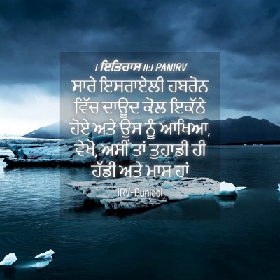Picture 04 - 1 ਇਤਿਹਾਸ 11:1 PANIRV - ਸਾਰੇ ਇਸਰਾਏਲੀ - Bible Verse Picture