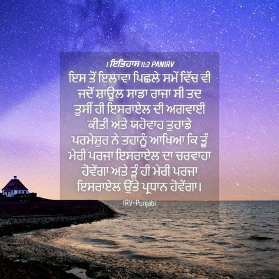 Picture 04 - 1 ਇਤਿਹਾਸ 11:2 PANIRV - ਇਸ ਤੋਂ ਇਲਾਵਾ ਪਿਛਲੇ - Bible Verse Picture