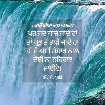 Picture 04 - 1 ਕੁਰਿੰਥੀਆਂ 11:32 PANIRV - ਪਰ ਜਦ ਜਾਂਚੇ ਜਾਂਦੇ - Bible Verse Picture