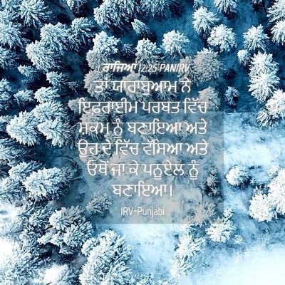 Picture 04 - 1 ਰਾਜਿਆਂ 12:25 PANIRV - ਤਾਂ ਯਾਰਾਬੁਆਮ ਨੇ - Bible Verse Picture
