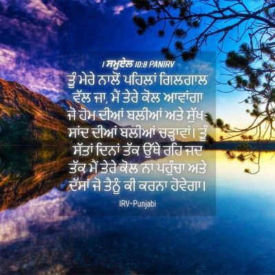 Picture 04 - 1 ਸਮੂਏਲ 10:8 PANIRV - ਤੂੰ ਮੇਰੇ ਨਾਲੋਂ - Bible Verse Picture