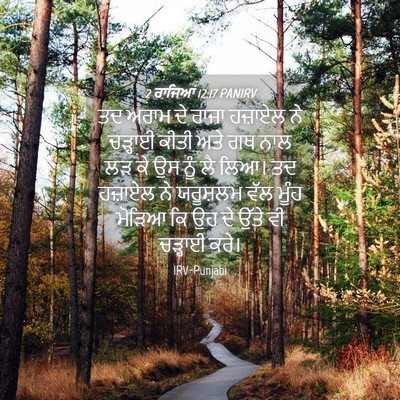 Picture 04 - 2 ਰਾਜਿਆਂ 12:17 PANIRV - ਤਦ ਅਰਾਮ ਦੇ ਰਾਜਾ - Bible Verse Picture