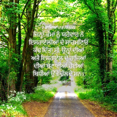 Picture 04 - 2 ਰਾਜਿਆਂ 17:8 PANIRV - ਜਿਨ੍ਹਾਂ ਕੌਮਾਂ ਨੂੰ - Bible Verse Picture