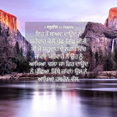 Picture 04 - 2 ਸਮੂਏਲ 2:1 PANIRV - ਇਹ ਤੋਂ ਬਾਅਦ ਦਾਊਦ ਨੇ - Bible Verse Picture