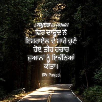 Picture 04 - 2 ਸਮੂਏਲ 6:1 PANIRV - ਫਿਰ ਦਾਊਦ ਨੇ ਇਸਰਾਏਲ - Bible Verse Picture