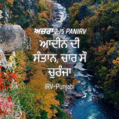 Picture 04 - ਅਜ਼ਰਾ 2:15 PANIRV - ਆਦੀਨ ਦੀ ਸੰਤਾਨ, ਚਾਰ - Bible Verse Picture
