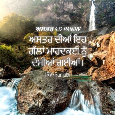 Picture 04 - ਅਸਤਰ 4:12 PANIRV - ਅਸਤਰ ਦੀਆਂ ਇਹ ਗੱਲਾਂ - Bible Verse Picture