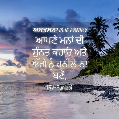 Picture 04 - ਅਸਤਸਨਾ 10:16 PANIRV - ਆਪਣੇ ਮਨਾਂ ਦੀ ਸੁੰਨਤ - Bible Verse Picture