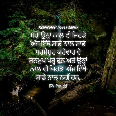 Picture 04 - ਅਸਤਸਨਾ 29:15 PANIRV - ਸਗੋਂ ਉਨ੍ਹਾਂ ਨਾਲ ਵੀ - Bible Verse Picture