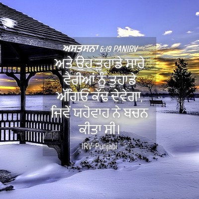 Picture 04 - ਅਸਤਸਨਾ 6:19 PANIRV - ਅਤੇ ਉਹ ਤੁਹਾਡੇ ਸਾਰੇ - Bible Verse Picture