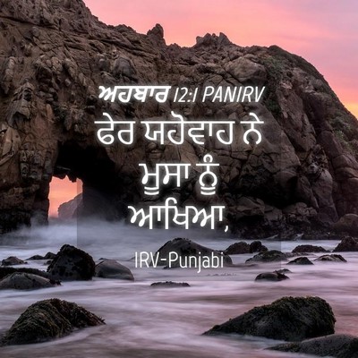 Picture 04 - ਅਹਬਾਰ 12:1 PANIRV - ਫੇਰ ਯਹੋਵਾਹ ਨੇ ਮੂਸਾ - Bible Verse Picture