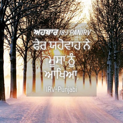Picture 04 - ਅਹਬਾਰ 18:1 PANIRV - ਫੇਰ ਯਹੋਵਾਹ ਨੇ ਮੂਸਾ - Bible Verse Picture
