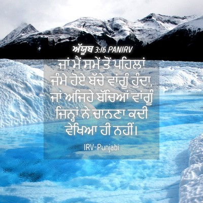 Picture 04 - ਅੱਯੂਬ 3:16 PANIRV - ਜਾਂ ਮੈਂ ਸਮੇਂ ਤੋਂ - Bible Verse Picture