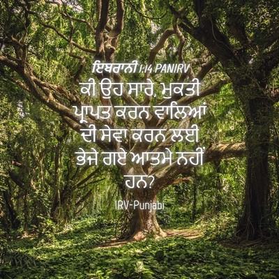 Picture 04 - ਇਬਰਾਨੀ 1:14 PANIRV - ਕੀ ਉਹ ਸਾਰੇ, ਮੁਕਤੀ - Bible Verse Picture
