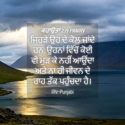Picture 04 - ਕਹਾਉਤਾਂ 2:19 PANIRV - ਜਿਹੜੇ ਉਹ ਦੇ ਕੋਲ - Bible Verse Picture