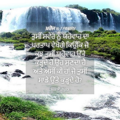 Picture 04 - ਖ਼ਰੋਜ 16:7 PANIRV - ਤੁਸੀਂ ਸਵੇਰ ਨੂੰ - Bible Verse Picture