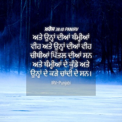 Picture 04 - ਖ਼ਰੋਜ 38:10 PANIRV - ਅਤੇ ਉਨ੍ਹਾਂ ਦੀਆਂ - Bible Verse Picture