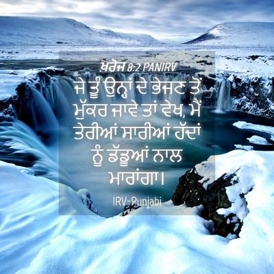 Picture 04 - ਖ਼ਰੋਜ 8:2 PANIRV - ਜੇ ਤੂੰ ਉਨ੍ਹਾਂ ਦੇ - Bible Verse Picture
