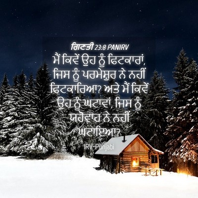 Picture 04 - ਗਿਣਤੀ 23:8 PANIRV - ਮੈਂ ਕਿਵੇਂ ਉਹ ਨੂੰ - Bible Verse Picture