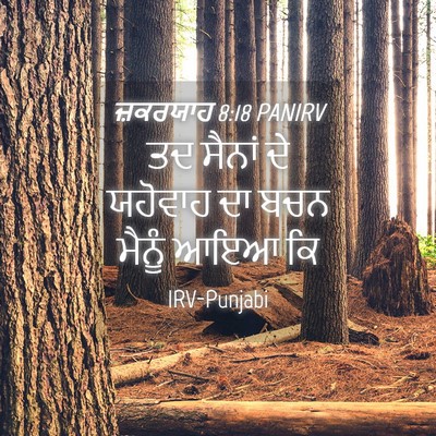 Picture 04 - ਜ਼ਕਰਯਾਹ 8:18 PANIRV - ਤਦ ਸੈਨਾਂ ਦੇ ਯਹੋਵਾਹ - Bible Verse Picture