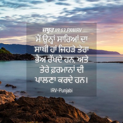 Picture 04 - ਜ਼ਬੂਰ 119:63 PANIRV - ਮੈਂ ਉਨ੍ਹਾਂ ਸਾਰਿਆਂ - Bible Verse Picture