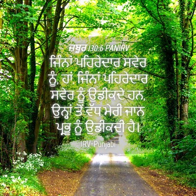 Picture 04 - ਜ਼ਬੂਰ 130:6 PANIRV - ਜਿੰਨਾਂ ਪਹਿਰੇਦਾਰ - Bible Verse Picture