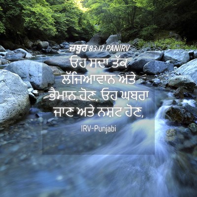 Picture 04 - ਜ਼ਬੂਰ 83:17 PANIRV - ਓਹ ਸਦਾ ਤੱਕ - Bible Verse Picture