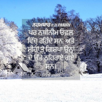 Picture 04 - ਨਹਮਯਾਹ 11:21 PANIRV - ਪਰ ਨਥੀਨੀਮ ਓਫ਼ਲ - Bible Verse Picture