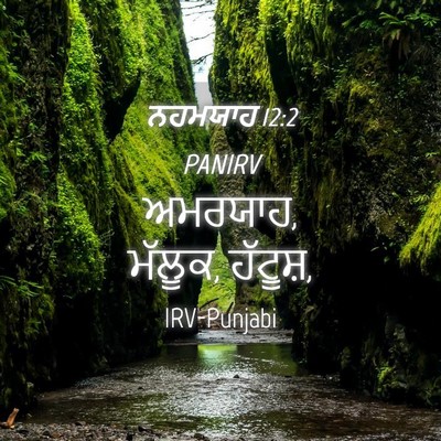 Picture 04 - ਨਹਮਯਾਹ 12:2 PANIRV - ਅਮਰਯਾਹ, ਮੱਲੂਕ, - Bible Verse Picture