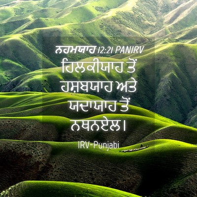 Picture 04 - ਨਹਮਯਾਹ 12:21 PANIRV - ਹਿਲਕੀਯਾਹ ਤੋਂ - Bible Verse Picture