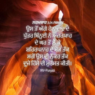 Picture 04 - ਨਹਮਯਾਹ 3:24 PANIRV - ਉਸ ਤੋਂ ਅੱਗੇ - Bible Verse Picture
