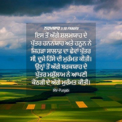 Picture 04 - ਨਹਮਯਾਹ 3:30 PANIRV - ਇਸ ਤੋਂ ਅੱਗੇ - Bible Verse Picture