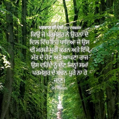Picture 04 - ਪਰਕਾਸ਼ ਦੀ ਪੋਥੀ 17:17 PANIRV - ਕਿਉਂ ਜੋ ਪਰਮੇਸ਼ੁਰ - Bible Verse Picture