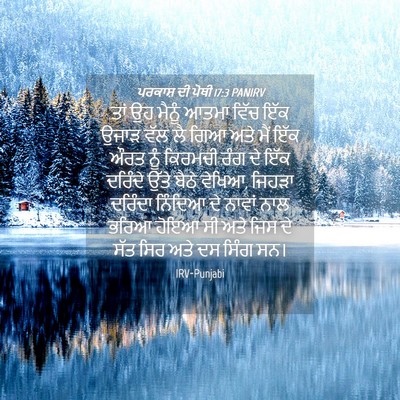 Picture 04 - ਪਰਕਾਸ਼ ਦੀ ਪੋਥੀ 17:3 PANIRV - ਤਾਂ ਉਹ ਮੈਨੂੰ ਆਤਮਾ - Bible Verse Picture
