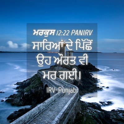Picture 04 - ਮਰਕੁਸ 12:22 PANIRV - ਸਾਰਿਆਂ ਦੇ ਪਿੱਛੋਂ - Bible Verse Picture