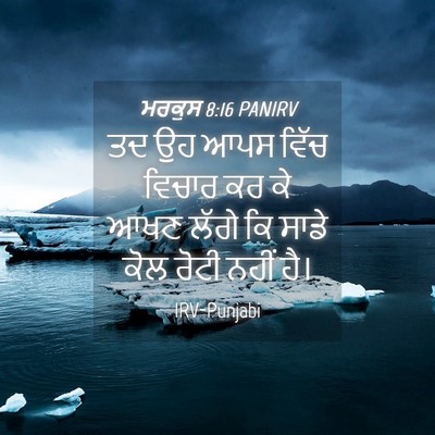 Picture 04 - ਮਰਕੁਸ 8:16 PANIRV - ਤਦ ਉਹ ਆਪਸ ਵਿੱਚ - Bible Verse Picture