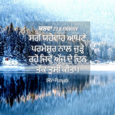 Picture 04 - ਯਸ਼ਵਾ 23:8 PANIRV - ਸਗੋਂ ਯਹੋਵਾਹ ਆਪਣੇ - Bible Verse Picture