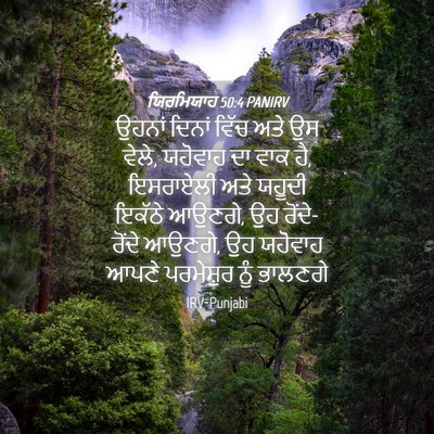 Picture 04 - ਯਿਰਮਿਯਾਹ 50:4 PANIRV - ਉਹਨਾਂ ਦਿਨਾਂ ਵਿੱਚ - Bible Verse Picture