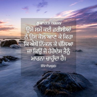 Picture 04 - ਲੂਕਾ 13:31 PANIRV - ਉਸੇ ਸਮੇਂ ਕਈ - Bible Verse Picture