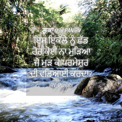 Picture 04 - ਲੂਕਾ 17:18 PANIRV - ਇਸ ਇਕੱਲੇ ਨੂੰ ਛੱਡ - Bible Verse Picture