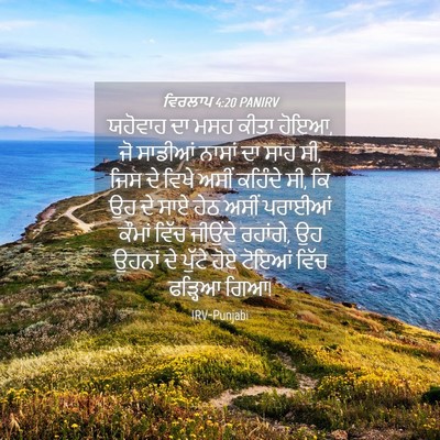 Picture 04 - ਵਿਰਲਾਪ 4:20 PANIRV - ਯਹੋਵਾਹ ਦਾ ਮਸਹ ਕੀਤਾ - Bible Verse Picture