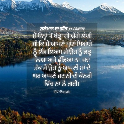 Picture 04 - ਸੁਲੇਮਾਨ ਦਾ ਗੀਤ 3:4 PANIRV - ਮੈਂ ਉਨ੍ਹਾਂ ਤੋਂ - Bible Verse Picture