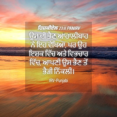 Picture 04 - ਹਿਜ਼ਕੀਏਲ 23:11 PANIRV - ਉਸ ਦੀ ਭੈਣ ਆਹਾਲੀਬਾਹ - Bible Verse Picture