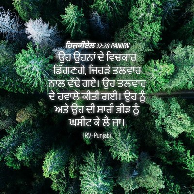 Picture 04 - ਹਿਜ਼ਕੀਏਲ 32:20 PANIRV - ਉਹ ਉਹਨਾਂ ਦੇ ਵਿਚਕਾਰ - Bible Verse Picture