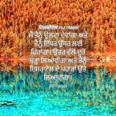 Picture 04 - ਹਿਜ਼ਕੀਏਲ 39:2 PANIRV - ਮੈਂ ਤੈਨੂੰ ਉਲਟਾ - Bible Verse Picture