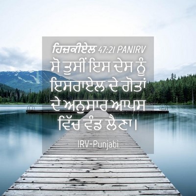 Picture 04 - ਹਿਜ਼ਕੀਏਲ 47:21 PANIRV - ਸੋ ਤੁਸੀਂ ਇਸ ਦੇਸ ਨੂੰ - Bible Verse Picture