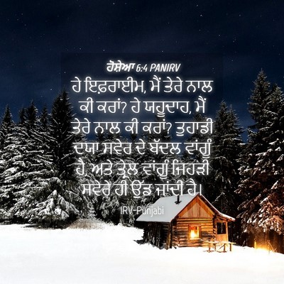 Picture 04 - ਹੋਸ਼ੇਆ 6:4 PANIRV - ਹੇ ਇਫ਼ਰਾਈਮ, ਮੈਂ - Bible Verse Picture