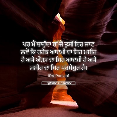 Picture 05 - 1 ਕੁਰਿੰਥੀਆਂ 11:3 PANIRV - ਪਰ ਮੈਂ ਚਾਹੁੰਦਾ ਹਾਂ - Bible Verse Picture