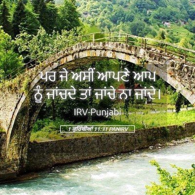 Picture 05 - 1 ਕੁਰਿੰਥੀਆਂ 11:31 PANIRV - ਪਰ ਜੇ ਅਸੀਂ ਆਪਣੇ ਆਪ - Bible Verse Picture